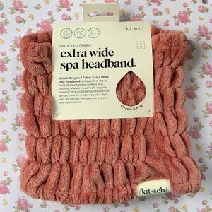 Kitsch Extra Wide Spa Headband – Dusty Rose | Eco-Friendly Skincare Headband